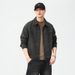 High End Gray Denim Men's Autumn New Line Loose Jacket American Plus Size Top_mkmklike.com