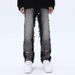 Nordmann European And American Retro Distressed High Niche Jeans For Men Loose Straight Hip Hop Street Stle Wide Leg Pants_mkmklike.com