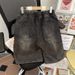 Vintage Washed Denim Shorts For Men – Streetwear Relaxed Fit Mid-Thigh Casual Jeans With Medium Stretch (Sizes M-4XL)_mkmklike.com