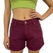 K Large High Waisted Fringed Ripped Denim Shorts For Women_mkmklike.com