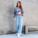Women's Clothing Loose Casual Jeans Fashion Simple Tassel Straight Trousers_mkmklike.com