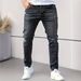 Men's Clothing Slim Fit Skinny Jeans For Men Fashion Trendy Versatile Denim Clothing For Formal & Casual For Men_mkmklike.com