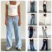 Women's Clothing Vintage Low-Rise Straight Leg Jeans For Women – Washed Denim, Classic Fit (XS-XL, Multiple Colors)_mkmklike.com