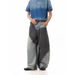 Men's Clothing Laid Back Trendy Denim Trousers Versatile Unbranded Artistic And Minimalist Japanese Fashion_mkmklike.com