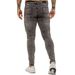 Men's Slim Fit Stretch Ripped Jeans European American Style Biker Trousers 2026 Summer New Style_mkmklike.com