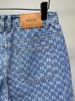 Men's Clothing Spring Casual High-End Trendy Brand Men's Short Jeans Slim Fit Straight Leg Mid-Length Jacquard Pants New_mkmklike.com