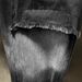 Men's Distressed Black Washed Denim Pants – Grunge Streetwear Wide-Leg Jeans With Ripped & Frayed Details_mkmklike.com