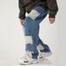 Men's Clothing Tassel jeans for men handsome style loose raw edge hip hop trousers color matching men's thin jeans_mkmklike.com