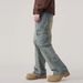 Pants Men's Retro Tooling Jeans Men's Loose Straight High Street American Pocket Design Pants_mkmklike.com