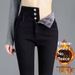 2025 Women's Slim-Fit Jeans, Thickened Fleece-Lined, New High-Waisted Slimming Skinny Pencil Pants For Spring And_mkmklike.com