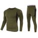 Men's Clothing outdoor tactical fleece thermal underwear set quick drying cycling fitness tight functional underwear sports suit_mkmklike.com