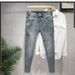 Men's Korean Style Slim Fit Jeans Hong Kong Trendy Autumn New Washed Retro Denim Casual Cool Trousers_mkmklike.com