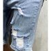 Men's Light Blue Ripped Denim Shorts - Casual Streetwear Jeans With Straight Leg & Mid Rise - Summer Fashion For Youth_mkmklike.com