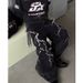 Men's Textured Lightning Embroidered Straight Leg Jeans High Street Slimming Trousers Trendy Brand Loose Wide Leg Floor Length_mkmklike.com