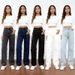 plus Size Wide Leg Jeans Loose Slimming Casual Versatile Straight Leg Pants European American Style Cross Border E Commerce New Summer_mkmklike.com