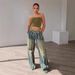 Women's Clothing Women's Denim Stitching Multi Layer Washing And Dyeing Stretch Denim Four Seasons Trousers_mkmklike.com