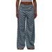 Women's Polka Dot Relaxed Jeans | Mid-Rise Straight Leg | Casual & Vintage Denim Pants_mkmklike.com