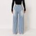 Cross-border Loose-fitting High-waisted Slimming Trendy Smx Women's Jeans In Dark Blue, Versatile For And_mkmklike.com