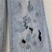Embroidered Wide Leg Jeans For Women 2025 Spring And Summer New High Waist Loose Design Niche Raw Edge Stretch Straight Pants_mkmklike.com