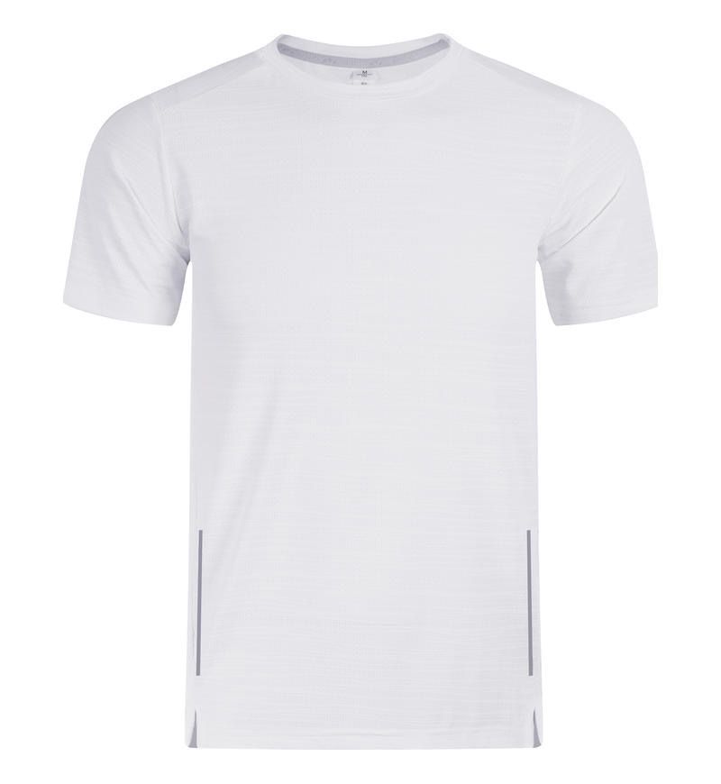 Men's Clothing Sports Polo Shirt Short-Sleeved Quick-Drying Clothing Breathable Round Neck T-Shirt Fitness Running Training Clothing _mkmklike.com