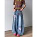 American Three-dimensional Star Jeans Men's And Women's Design Sense Loose Straight Wide-leg Pants Loose Lazy Casual Overalls_mkmklike.com