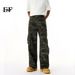EF JEANS | 2025 New American Camouflage Hip-hop Overalls Big Pockets Loose Straight Casual Pants Washed_mkmklike.com