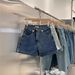 High Waisted Wide Leg Denim Shorts For Women European Style High End Design Summer Trendy A Line Hot Pants_mkmklike.com