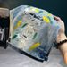 Men's Trendy Ripped Stretchy Slim Fit Jeans Mid Length Shorts Blue Style Basic Straight Leg Embroidered Patches_mkmklike.com