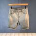 Men's Clothing Denim Shorts Men's Trendy Retro Small Straight Slim Print Casual Versatile Shorts_mkmklike.com