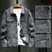Loom European Station Brand Embroidered Denim Men's Spring New Trendy Stretch Jacket Fashion Versatile Top Trend_mkmklike.com