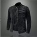 Men's Slim Fit Denim Jacket Retro Vintage Motorcycle Style Fashionable Casual Coat For Youth_mkmklike.com