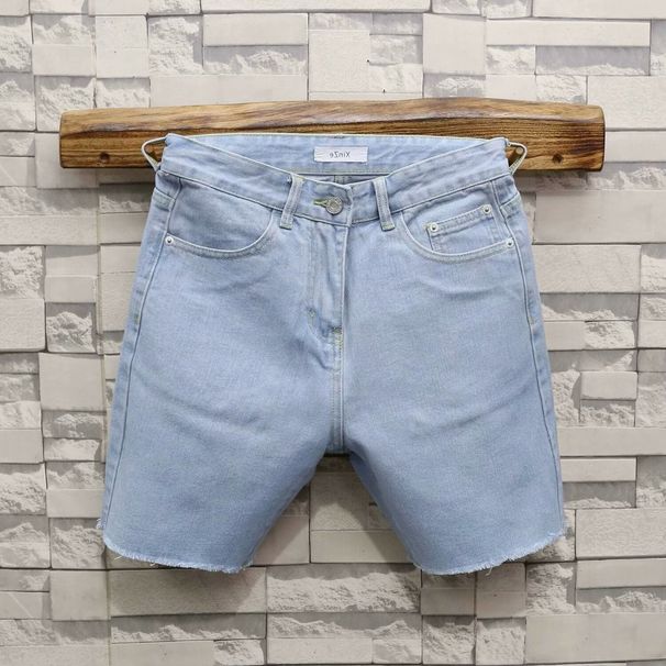 Men's Distressed Denim Shorts, Korean Style Ripped Casual Five-Pocket Cargo Shorts With Edgy Destroyed Details, Summer Streetwear Fashion_mkmklike.com