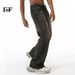 EF JEANS | 2024 New Versatile American Wax Surface Coated Blue Mop Jeans Tide_mkmklike.com