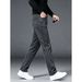 Men's Stretch Slim Fit Straight Leg Jeans High Street Style Elegant Basic Business Trendy Trousers_mkmklike.com