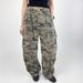 Fansiye American Retro Camouflage Cargo Pants Spring Autumn High Waist Loose Wide Leg Jeans Women's Summer Slim Straight_mkmklike.com