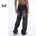 EF JEANS | 2023 Four Seasons New Product Retro Hong Kong Style Straight Loose Personality Graffiti Jeans Men And Women_mkmklike.com