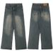 Unisex Vintage Flared Jeans With Fleece Lining – Clean Fit Retro Bell Bottoms For Men & Women (XS-3XL)_mkmklike.com