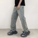 Men's Clothing Loose Straight Hip Hop Street Fashion Wide Leg Mopping Retro Trousers Men_mkmklike.com