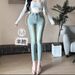 ELLE Vintage Beauty~ Hip-enhancing Korean Style Slim Slimming Elastic Comfortable High Waist Versatile Skinny Jeans For Women_mkmklike.com