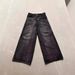 Women's Clothing High Street Washed Distressed Black And Gray Straight Jeans For Women Retro Hip Hop Trendy Brand Early Autumn Wide Leg Trousers_mkmklike.com