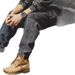 Men's Retro Work Loose Jeans Heavyweight Trendy Harem Pants Jogger Cuffs Spring Autumn Versatile Style_mkmklike.com