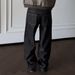 Men's American Style Heavyweight Washed Loose Fitting Raw Denim Straight Leg Jeans Trendy Casual Trousers For Wholesale_mkmklike.com