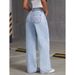 Women's Clothing New High Waist Straight Loose Casual Trendy Versatile Long Pants_mkmklike.com