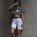 Women's Clothing Denim Shorts High Waist Denim Hot Girls_mkmklike.com