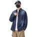Spring And Autumn American Fashion Brand Washed Denim Men's New Loose Oversized Long Sleeved Shirt Casual Versatile_mkmklike.com