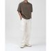 White Cotton Loose Simple Sle Korean Single Jeans Casual Straight Leg Mid Waist For Men Women Youth And Adults_mkmklike.com