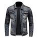 Men's Clothing Men's Slim Fit Denim Jacket Autumn Motorcycle Fashion Korean Style Casual Handsome Retro Clothes_mkmklike.com