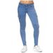 Women's Jeans Side Stereobag Tight Leg Pants_mkmklike.com