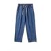 Men's Clothing Spring And Autumn New Korean Style Trendy Casual Men's Nine-point Pants Hong Kong Style Wide-leg Pants_mkmklike.com