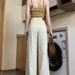ng2510292 Ng2510292 Ng2510292 Loose New Jacquard Jeans Casual For Women Early Autumn High Waist Straight Floor-Length Wide-Leg Long Pants_mkmklike.com
